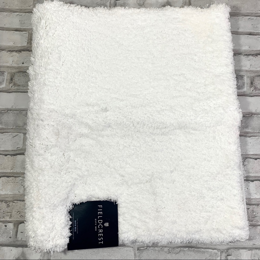 Fieldcrest Spa Collection 20”x34” White Bath Rug